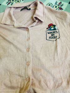 Peach top for girls