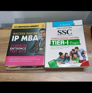 Exam Prep Books - MBA, CAT, SSC CGL