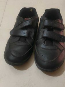Black School Shoes UK 8