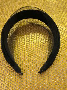 Elegant Black Tulle Headband