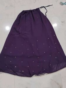 Purple lehenga with long top💝