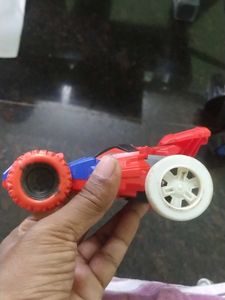 RC Stunt Car Toy one tyre replaced