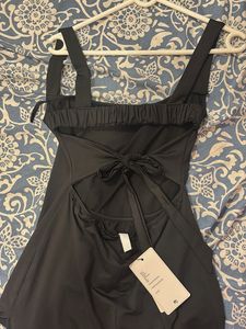 Elegant Black Maxi Dress with Slit