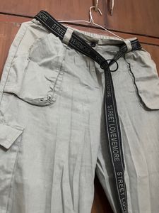 Olive Colored Jogger Trouser