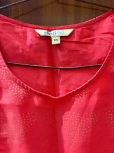 Global Desi Red Kurta