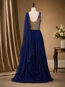 Royal Blue Gown Embellished ❗