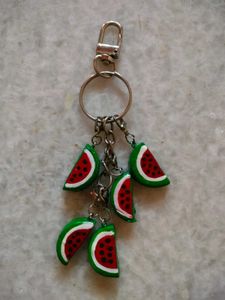 Cute Watermelon Keychain