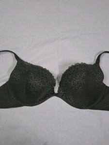 Lace Trim Padded Bra