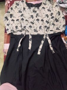 Elegant Floral Print Kurta