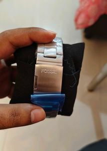 Fossil Blue Dial Chronograph Watch