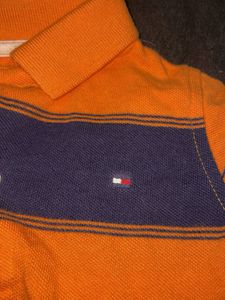 Baby Boy Striped Polo Bodysuit