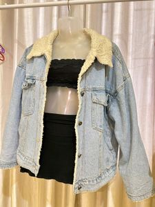 Sherpa Lined Denim Jacket