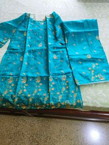 Beautiful Tealkurta Plazzo Set