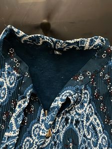 Bohemian Print Tiered Mini Dress