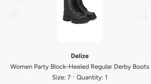 Delize Black Block-Heeled Boots