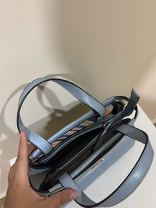 Elegant Light Blue Handbag