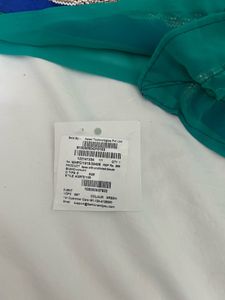 Mint Green Saree Brand New with Tag
