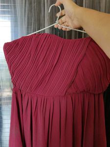 Elegant Strapless Maxi Dress