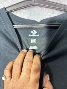Converse Oversized Black T-Shirt