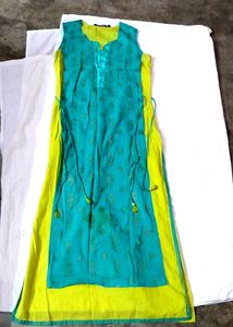Festive Kurta With Tieup Strings