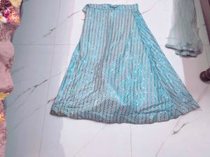 Stunning Blue Sequined Lehenga Choli