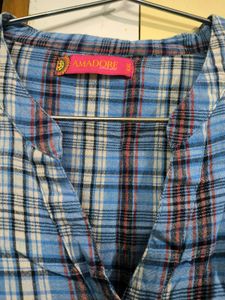 Blue Plaid Shirt 💠