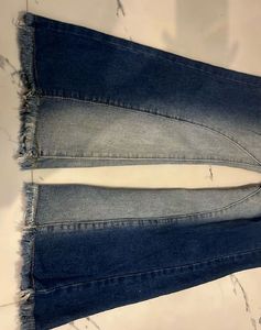 Patchwork Flared Jeans