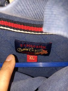 Men's USPA Denim Blue T-Shirt size - XL