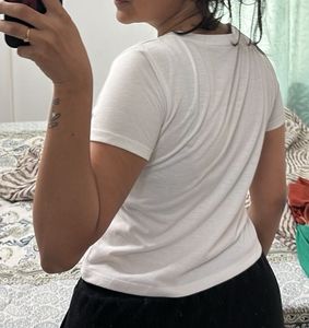white Tshirt top