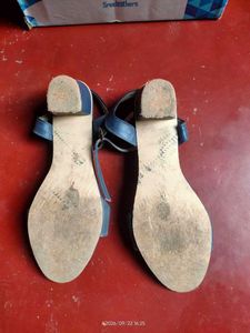 Stylish Navy Blue Block Heels
