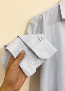 Classic Striped Men's Dress Shirt