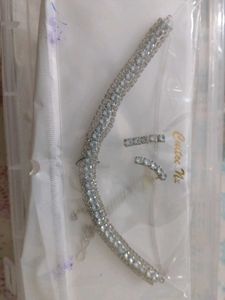 Silver Diamond Necklace❤️