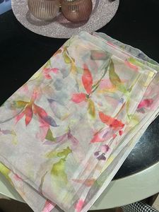 Beautiful Floral Print Saree