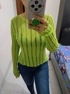 Partywear Mesh Top
