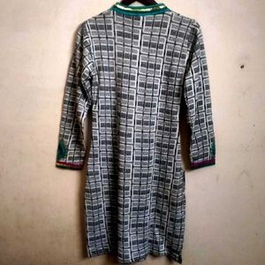 Embroidered Woollen Kurta Set