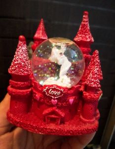 Love Couple in a Castle Showpiece