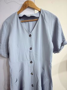 Casual Button-Down Dress