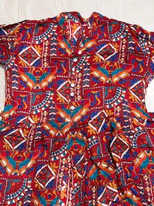 Bohemian Print Maxi Dress