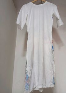 Unique 'Happy Holi' Print Kurta (free size upto M)