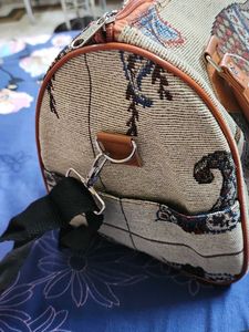Unique Elephant Print Tapestry Handbag