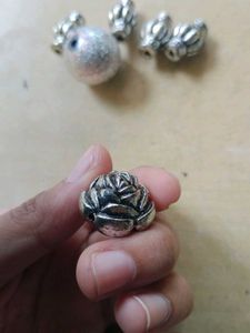 Antique Silver oxidised Beads collection
