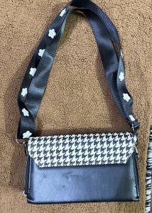 stylish block brick sling bag