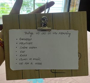 Hanging Board Gentle Reminder To Your Daily Work