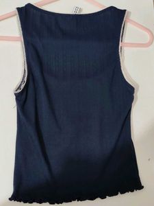 H&amp;M pointelle top