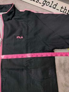 Fila Black &amp; Pink Track Jacket