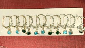 Stylish Stone Hoop Baali Set ✨
