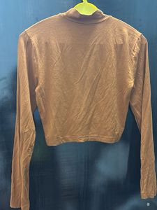Forever 21 Crop Top - Long Sleeve