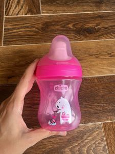 Chicco Pink Baby Bottle