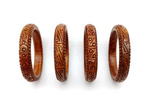 Set of 4  different  mitti ki Bangles