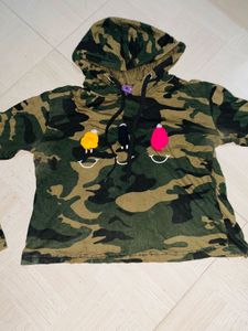 Graphic Camouflage Hoodie